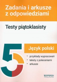 Testy piątoklasisty. Język polski. - okładka podręcznika