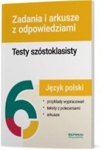 Testy szóstoklasisty. Język polski. - okładka podręcznika