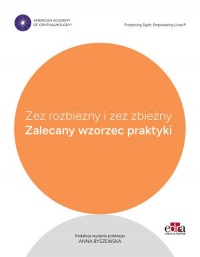 Zez rozbieżny i zez zbieżny. Zalecany - okładka książki