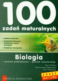 100 zadań maturalnych. Biologia - okładka podręcznika