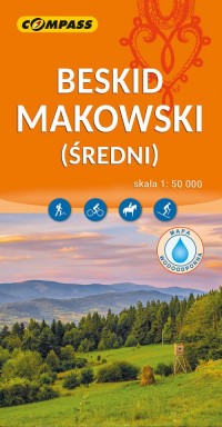 Beskid Makowski mapa laminowana - okładka książki