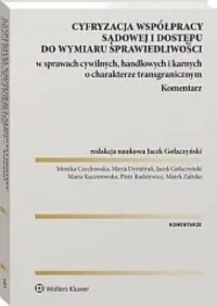 Cyfryzacja współpracy sądowej i - okładka książki