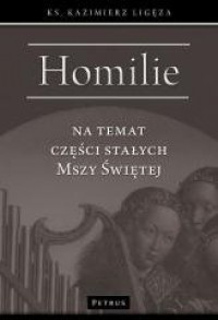 Homilie na temat części stałych - okładka książki