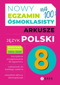 Nowy Egzamin ósmoklasisty Arkusze - okładka podręcznika