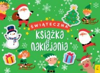 Świąteczna książka do naklejania - okładka książki