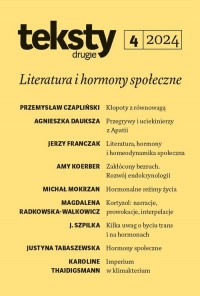 Teksty Drugie 4/2024. Literatura - okładka książki