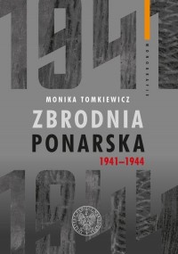 Zbrodnia ponarska 1941-1944 - okłakda ebooka