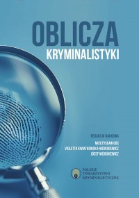 Oblicza kryminalistyki - okładka książki