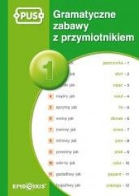 PUS Gramatyczne zabawy z przymiotnikiem - okładka książki