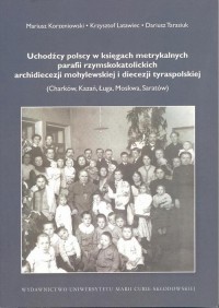 Uchodźcy polscy w księgach metrykalnych - okłakda ebooka