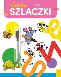 Wesołe szlaczki Flamaster suchościeralny - okładka książki