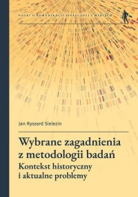 Wybrane zagadnienia z metodologii - okładka książki