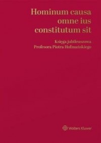 Hominum causa omne ius constitutum - okładka książki