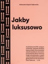 Jakby luksusowo - okładka książki