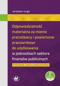 Odpowiedzialność materialna za - okładka książki