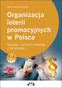 Organizacja loterii promocyjnych - okładka książki