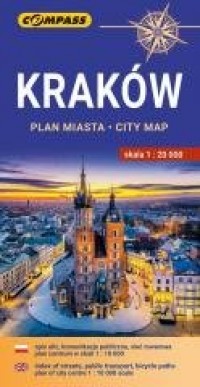 Plan miasta - Kraków 1:20 000 w.2024 - okładka książki