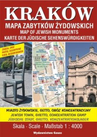 Plan miasta Kraków – Mapa Zabytków - okładka książki