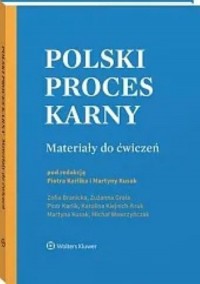 Polski proces karny Materiały do - okładka książki