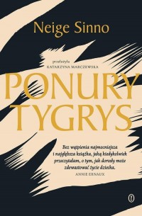 Ponury tygrys - okładka książki