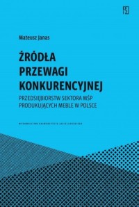 Źródła przewagi konkurencyjnej - okładka książki