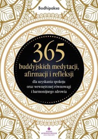 365 buddyjskich medytacji, afirmacji - okładka książki