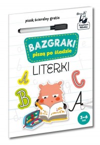 Bazgraki piszą po śladzie Literki - okładka książki