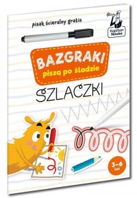 Bazgraki piszą po śladzie Szlaczki - okładka książki