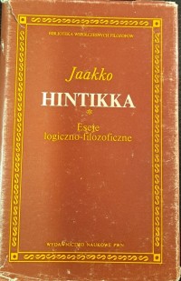 Eseje logiczno-filozoficzne. Seria: - okładka książki