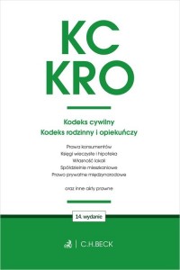 KC. KRO. Kodeks cywilny. Kodeks - okładka książki