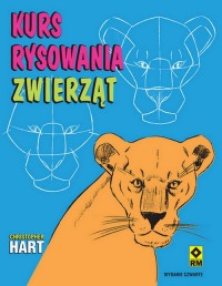 Kurs rysowania zwierząt - okładka książki