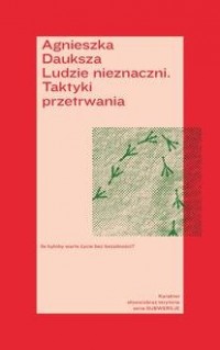 Ludzie nieznaczni. Taktyki przetrwania - okładka książki