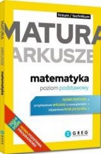 Matura - arkusze - matematyka ZP - okładka podręcznika