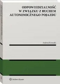 Odpowiedzialność w związku z ruchem - okładka książki