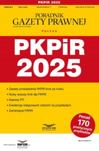 PKPiR 2025 Podatki 5/2024 - okładka książki