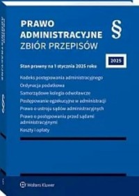 Prawo administracyjne. Zbiór przepisów. - okładka książki