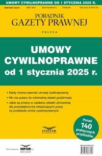 Umowy cywilnoprawne od 1 stycz - okładka książki