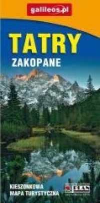 Zakopane - Tatry - mapa kieszonkowa - okładka książki