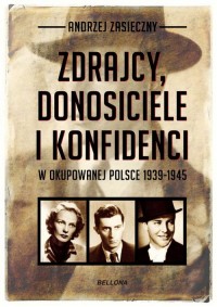 Zdrajcy, donosiciele i konfidenci - okładka książki