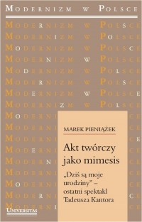 Akt twórczy jako mimesis. „Dziś - okłakda ebooka