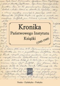 Kronika Państwowego Instytutu Książki - okłakda ebooka