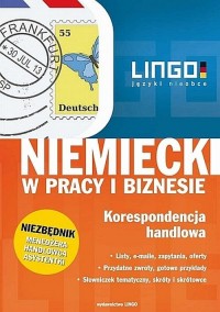 Niemiecki w pracy i biznesie Korespondencja - okłakda ebooka