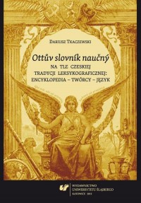 „Ottuv slovník naucný” na tle czeskiej - okłakda ebooka