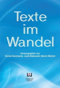 Texte im Wandel - okłakda ebooka