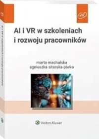 AI i VR w szkoleniach i rozwoju - okładka książki