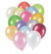 Balony metalizowane 25cm 12szt - zdjęcie produktu