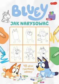 Bluey. Jak narysować - okładka książki