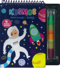 Kosmos Kolorowanki naklejki. 4 - okładka książki