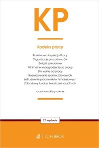 KP Kodeks pracy oraz ustawy towarzyszące - okładka książki