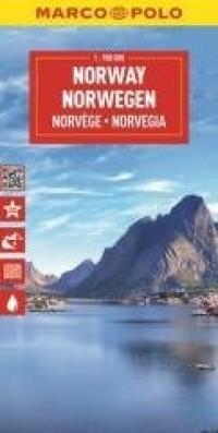 Mapa drogowa Norwegia 1:900 000 - okładka książki